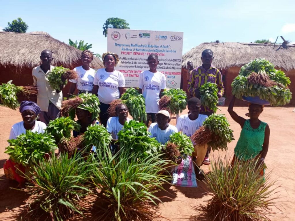 Un récolte bien réussi du club dimitra pour lutter contre la malnutrition